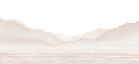 Papier peint Annecy et son lac paisible beige - Muralconcept