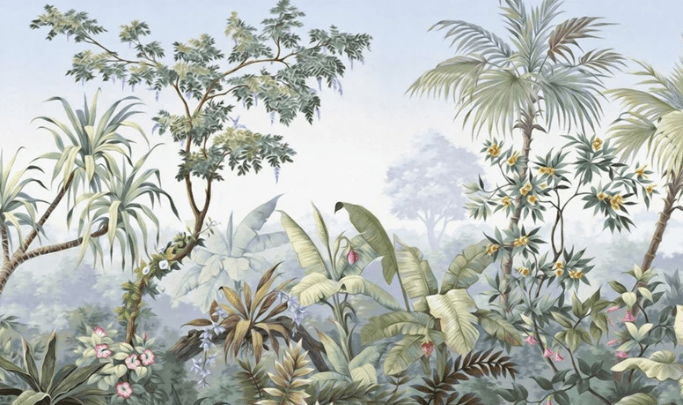 Papier peint Nostalgic Jungle - Muralconcept