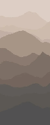 Papier peint wc panoramique dunes terracotta - Muralconcept