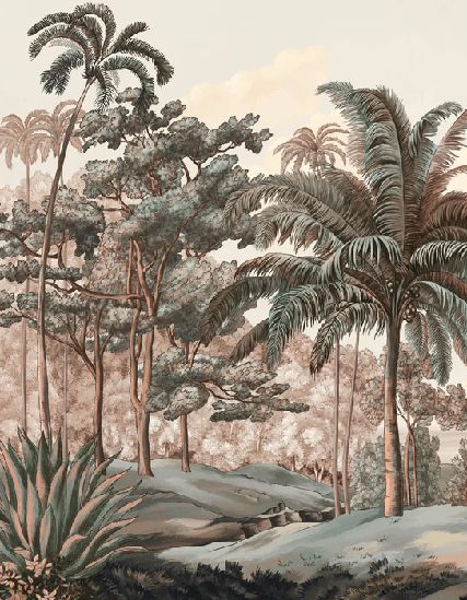 Papier peint paysage Célèbes terra - Muralconcept