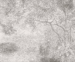 Papier peint panoramique paysage de campagne - Muralconcept