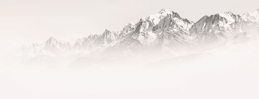 Papier peint matin brumeux Mont Blanc - Muralconcept
