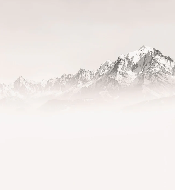 Papier peint matin brumeux Mont Blanc