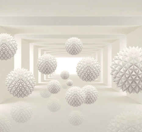 Papier peint Trompe l'oeil Moderne Conception - Muralconcept