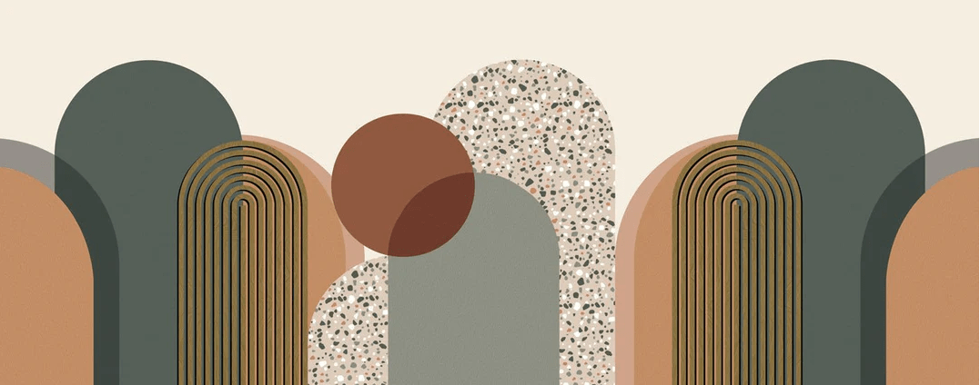 Papier peint Art déco graphique tendance - Muralconcept