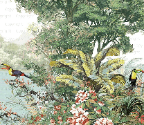 Papier peint Exotique Toucan