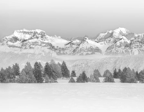 Papier peint photo - La Tournette et au delà