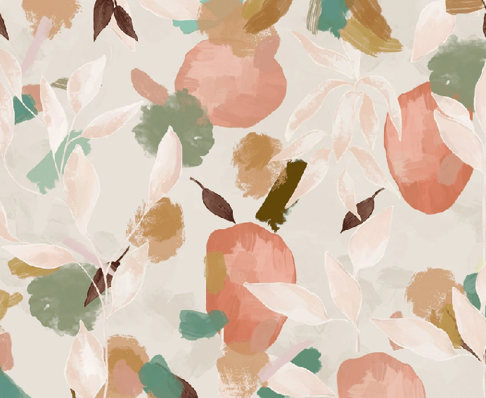 Papier peint bloom & brush - Muralconcept