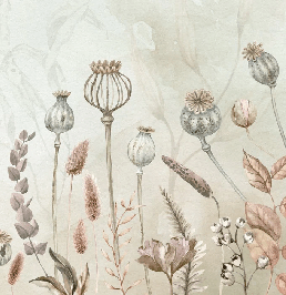 Papier peint automne des fleurs