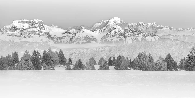 Papier peint photo - La Tournette et au delà