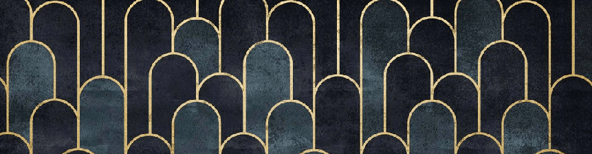 Papier peint dark blue chic - Muralconcept