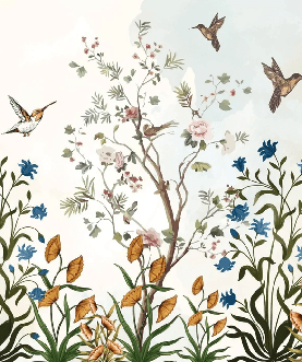 Papier peint jardin impérial - Muralconcept