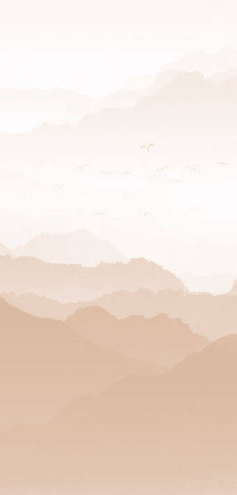 Papier peint montagne velours beige - Muralconcept