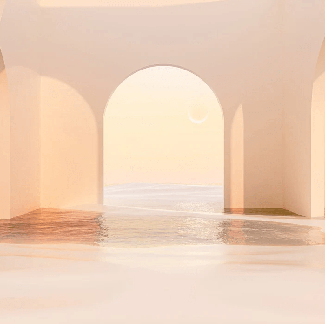 Papier peint panoramique design sunset arch, XXL, tendance