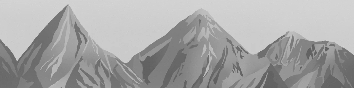 Papier peint panoramique - Lumière sur les cimes