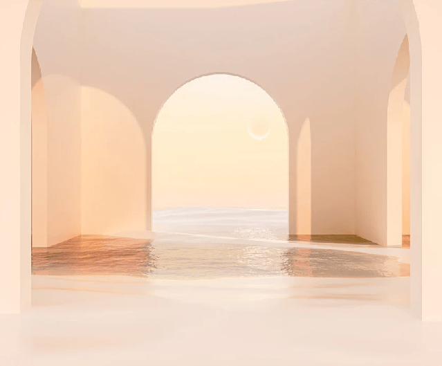 Papier peint panoramique design sunset arch - Muralconcept