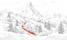 Papier peint panoramique Mont Cervin - Muralconcept