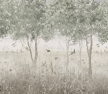 Papier peint panoramique clairière