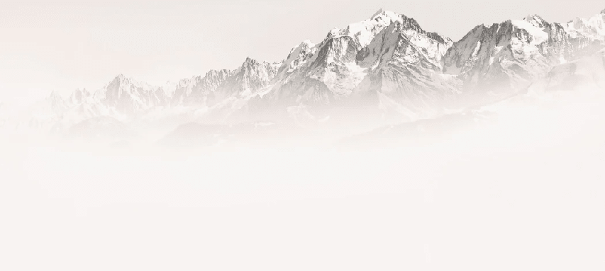 Papier peint matin brumeux Mont Blanc - Muralconcept