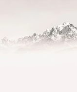 Papier peint matin brumeux Mont Blanc - Muralconcept