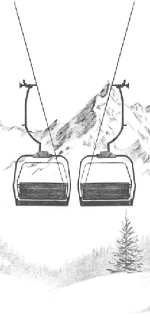 Papier peint immersion Alpine - Muralconcept