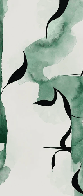 Papier peint abstrait moderne – Abstract Green Flow - Muralconcept