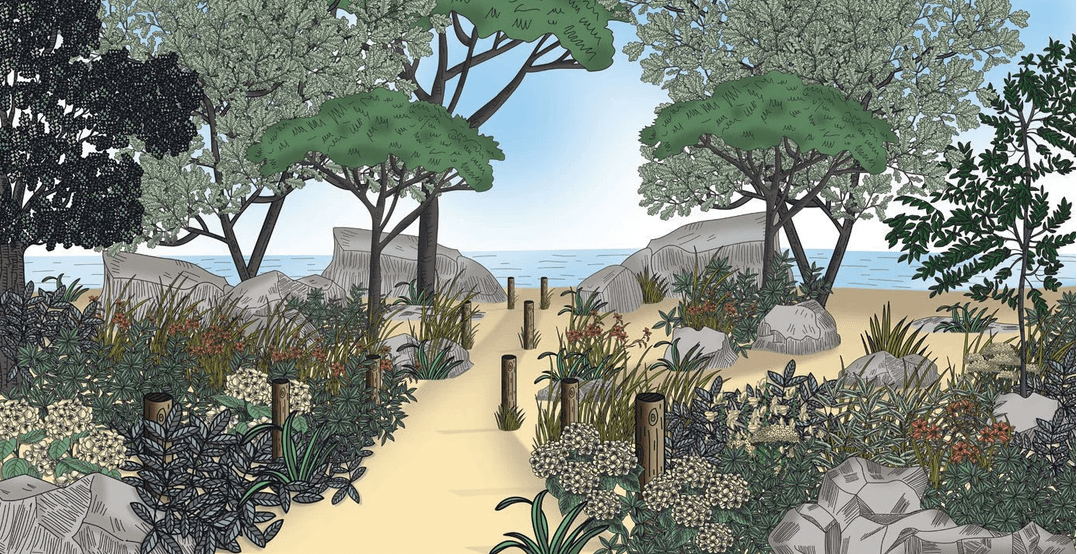 Papier peint paysage France bord de mer - Muralconcept