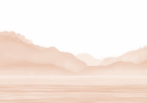 Papier peint Annecy et son lac paisible terracotta - Muralconcept