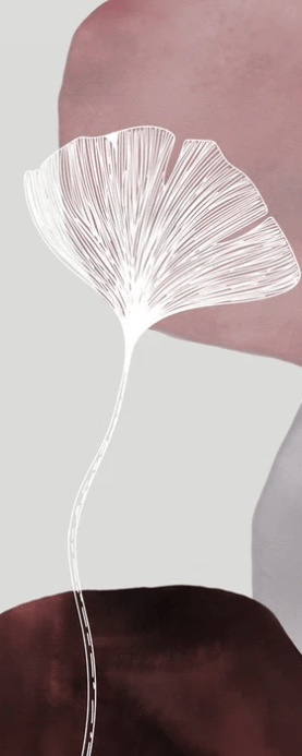 Papier peint panoramique abstrait pourpre - Muralconcept