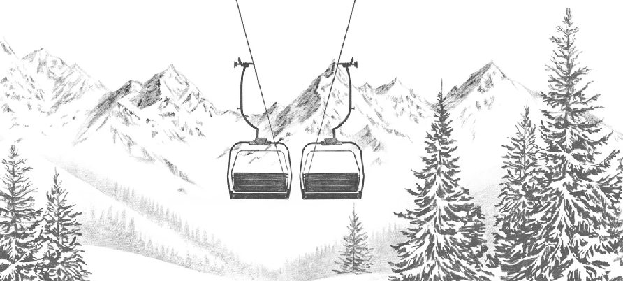 Papier peint immersion Alpine - Muralconcept