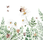 Papier peint enfant fée florale, XXL, tendance