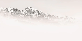 Papier peint matin brumeux Mont Blanc