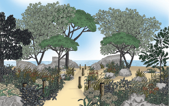 Papier peint paysage France bord de mer, XXL, tendance