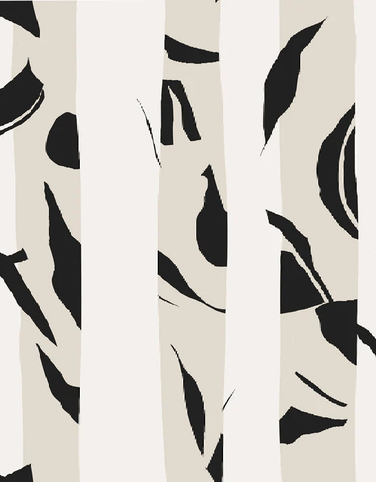 Papier peint rayure bichrome - Muralconcept