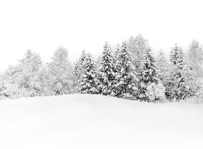 Papier peint panoramique évasion hivernale - Muralconcept