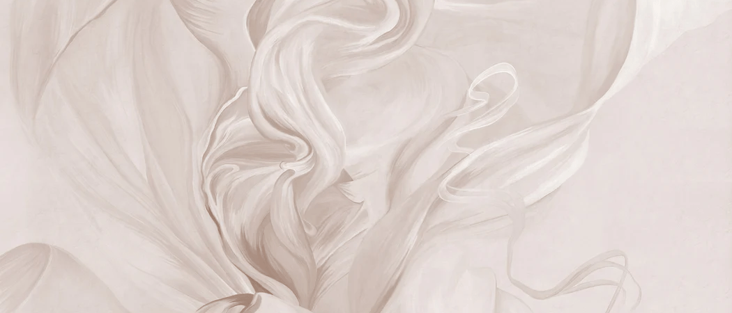 Papier peint contemporain – sublime flow sepia, XXL, tendance