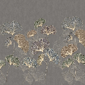 Papier peint panoramique ginkgo asie tendance - Muralconcept