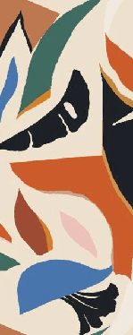 Papier peint contemporain végétal - Muralconcept