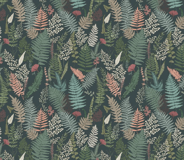 Papier peint feuille dense d'automne