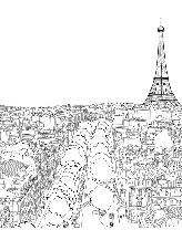 Papier peint panoramique Paris - Muralconcept