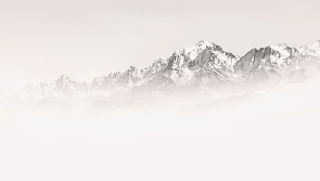 Papier peint matin brumeux Mont Blanc