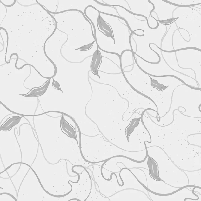 Papier peint floral -  Lignes jasmin