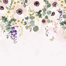 Papier peint fleurs merveilleuses