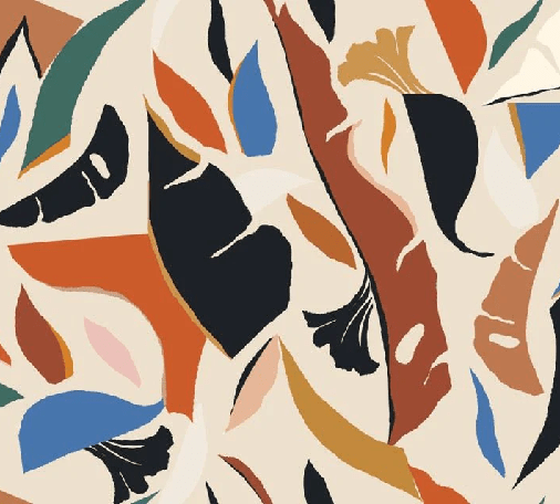 Papier peint contemporain végétal - Muralconcept