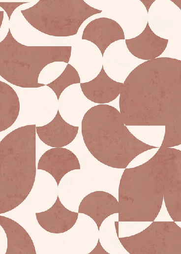 Papier peint rétro forme graphique terra