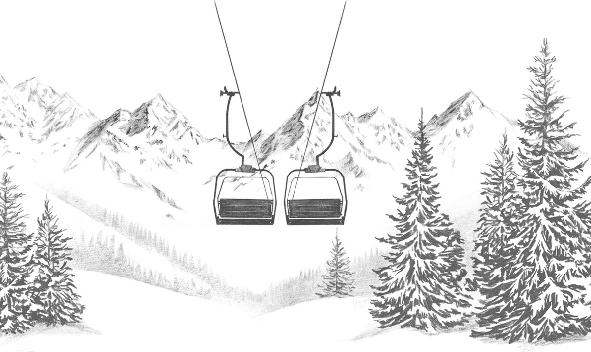 Papier peint immersion Alpine - Muralconcept