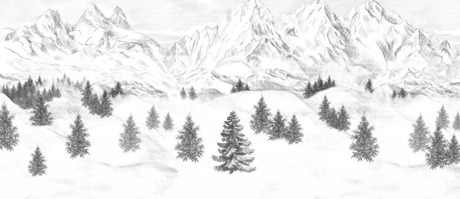 Papier peint Aiguilles d'Arves