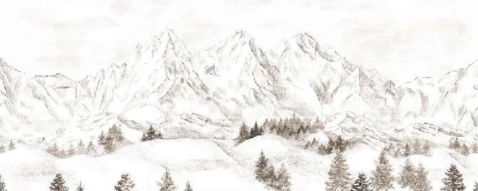 Papier peint montagne massif des Alpes