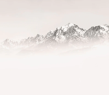 Papier peint matin brumeux Mont Blanc