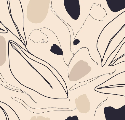 Papier peint design épuré nude